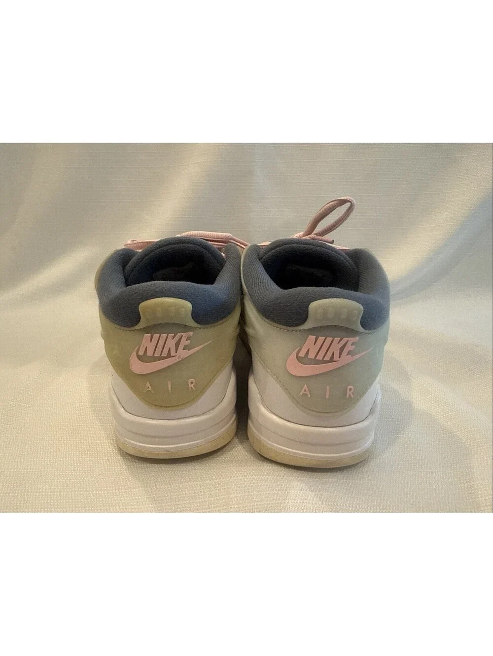 Air Jordan 4 RM Men's Size 8.5 Shoes White/Diffused Blue/Ashen Slate/Prism Pink